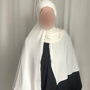 Jersey Modal Coton Blanc Cassé