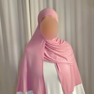 Jersey Coton Modal Rose Petal
