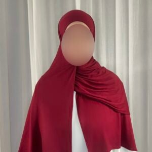 Jersey Coton modal Bordeau